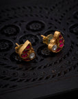 LEAF KUDAN STUDS