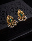 PEACOCK PEARL EARRINGS