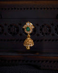 EMERALD POLKI JHUMKA