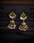 EMERALD PEARL JHUMKA