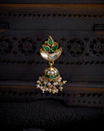 EMERALD PEARL JHUMKA