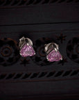 BLUSH HEART STUDS