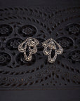 NOIR PETAL EARRINGS