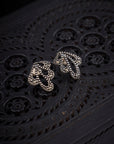 NOIR PETAL EARRINGS