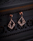ROSE GOLD PRISM EARRINGS