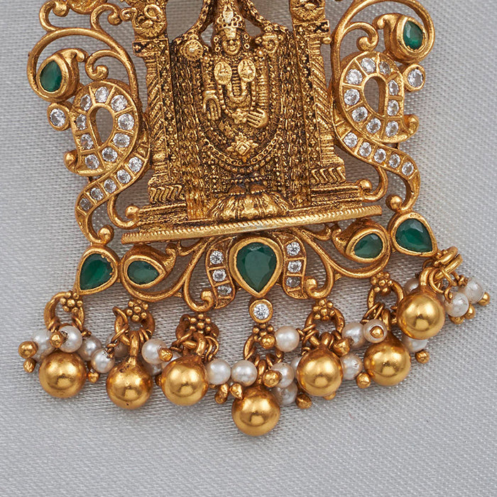SILVER BALAJI TEMPLE PENDANT