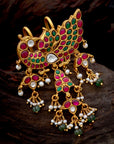 NRITYA MAYURI KUNDAN BROOCH