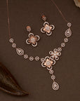 FLORAL SPARKLE NECKLACE SET